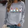 Europäischer & Amerikanischer Damen Lockerer Langarm Weihnachts-Hoodie
