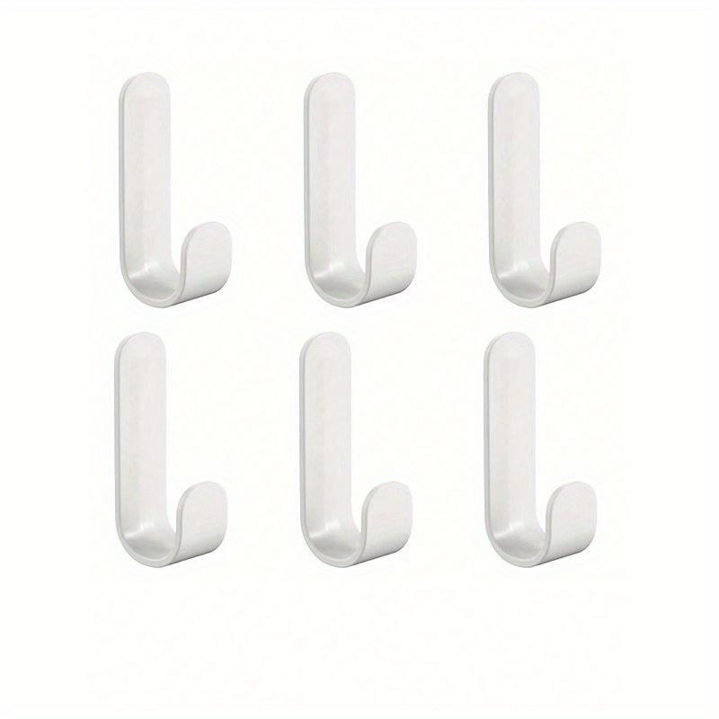 5pcs Adhesive Hooks, Coat Hooks, Adhesive Hangers, Wall Hooks, No Drilling Hooks for Hanging Bags, Towels, Loofahs, Keys, Hats, Kitchen, Bathroom