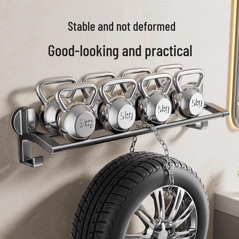 Baihan No-Drill Suction Cup Bathroom Towel Rack