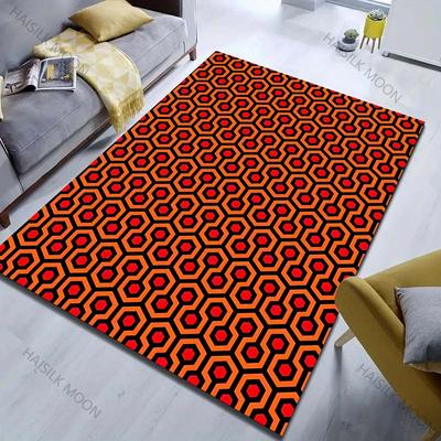 Hexagon of Personality Print Carpet for Living Room Bedroom Bedside Sofa Floor Mat Modern Home Decor Area Rug Large Size
