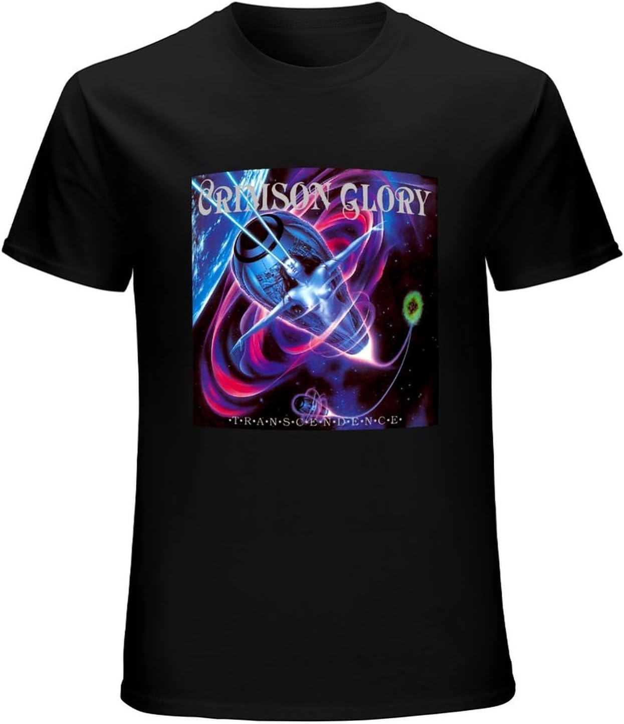 Crimson Glory Transcendence Heavy Metal Band Men s T Shirt Black 3XL чёрный