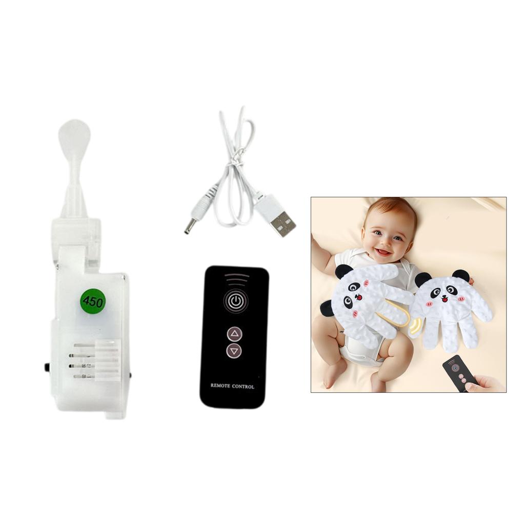 Baby Comforting Plush Toy Remote Control Mechanism Easy To Install Movement with Multiple Level Adjustable Features