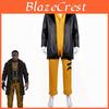 Delta Force Raven Cosplay Rook Leather Jacket With Sleeve Badge For Street Style Events