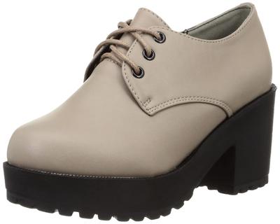 Schuhe Oxford 8cm Absatz Maskulin [Liberty Doll] Schnürschuhe