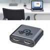 4K HDTV Splitter Adapter 1 In 2 Out for Double Monitor Setup Offering Mirror and Extended Displays for Laptop and PC
