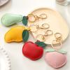 Cherry Fruit Pendant Strawberry Bag Pendant Fashion Leather Keychain  Men