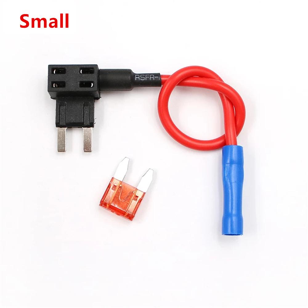 12V Fuse Holder Add-a-circuit TAP Adapter Micro2 Mini Small Standard ATM APM Blade Auto Fuse with Holder with 10A Blade Car Fuse Fuse Holders1