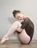 Little Thing Junior Adult Ballet Cotton with Mesh Sizes 3 Colors & Leotard, Lining, Backless, Skirtless, 155-180cm, (M (160-165))