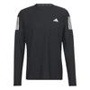 Adidas Own the Run Long Sleeve Running Black Size XL T-Shirt, Men's IKM72, (IN1486),