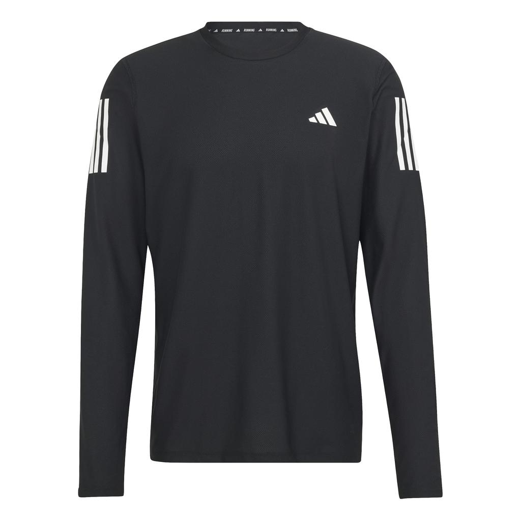 Adidas Own the Run Langarm Laufshirt Schwarz Größe XL T-Shirt, Herren IKM72, (IN1486),