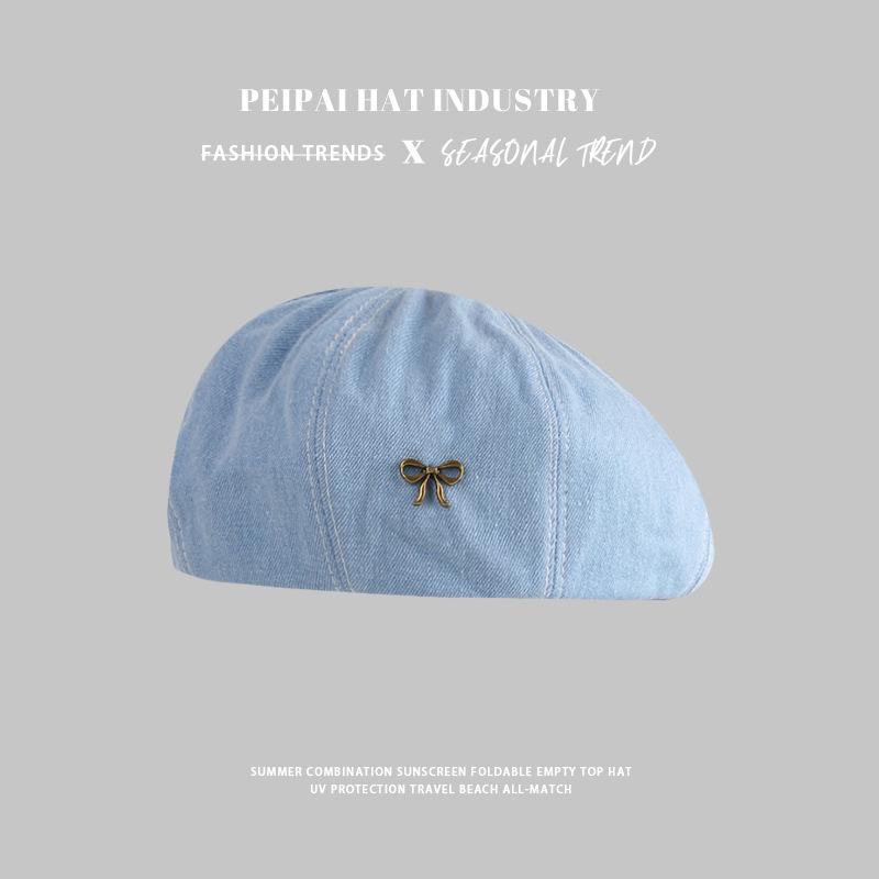 Beret female versatile Korean face small painter hat literary temperament fashion newsboy hat