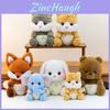 Animal Elephant Fox Cat Plush Toy With Pp Cotton Filling For Baby Boys And Girls Gift