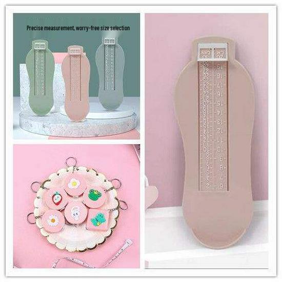 Child's Foot Measuring Ruler - Accurate Infant To 8 Years Shoe Sizer for Home Use