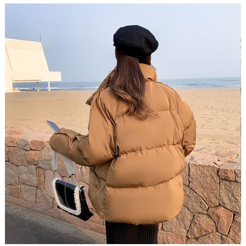 Winter Fashion Korean Style Short Down Cotton Coat Women Student Puffer Jacket