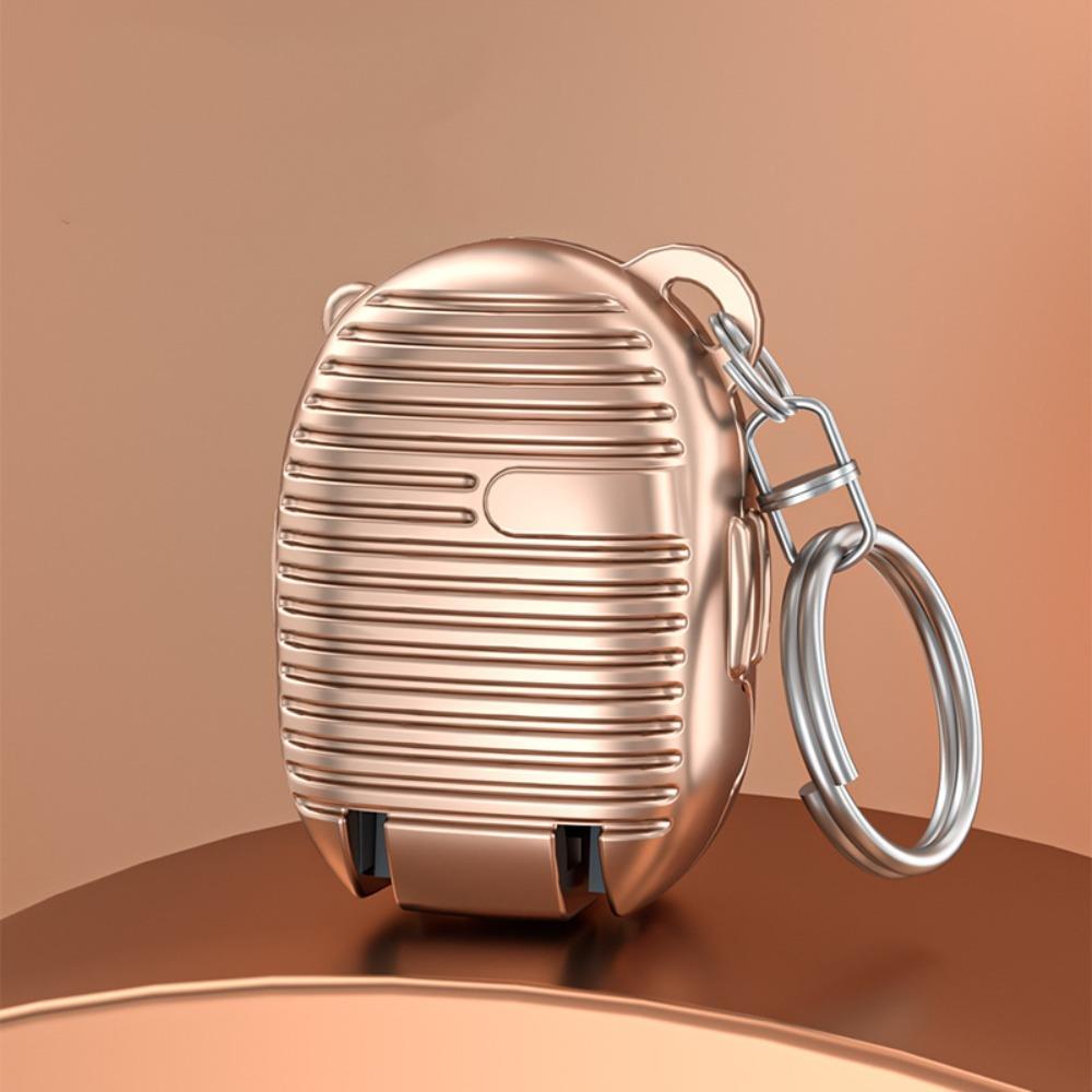 Stainless Steel Car Keyring Suitcase Shape Fingernail Clipper Creative Nail Clipper Keychain  Gifts