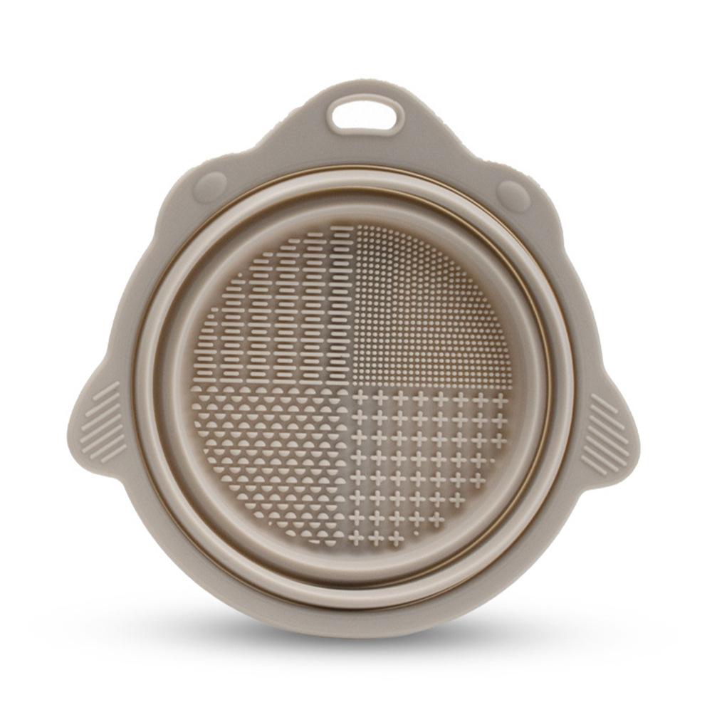 

Очиститель для кистей для макияжа, набор инструментов для чистки кистей, тщательная очистка без повреждения щетины, влажная и сухая пудра, сухая чистка 1pcs телесный