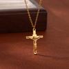 Colier Cruce Arborele Vieții Pentru Femei Bărbați Culoare Aur Oțel Inoxidabil Lanț Cuban Coliere Bijuterii Religioase Accesorii de Modă