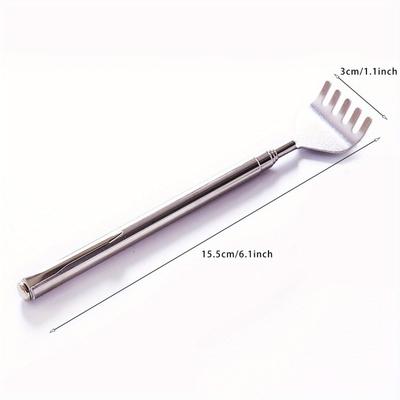 1 Pc Adjustable Back Scratcher Stainless Steel Back Telescopic Portable Extendable Claw Extender Tickle Stick Massage Tool