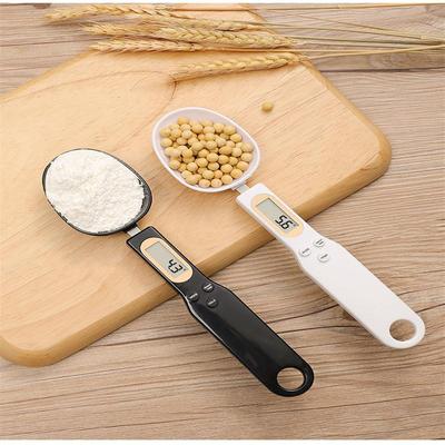 Portable Spoons Scale Kitchen Measuring Electronic Spoons LCD Display Highly Accurate Weight Food 500g/0.1g Baking Herbs Weighing Tools