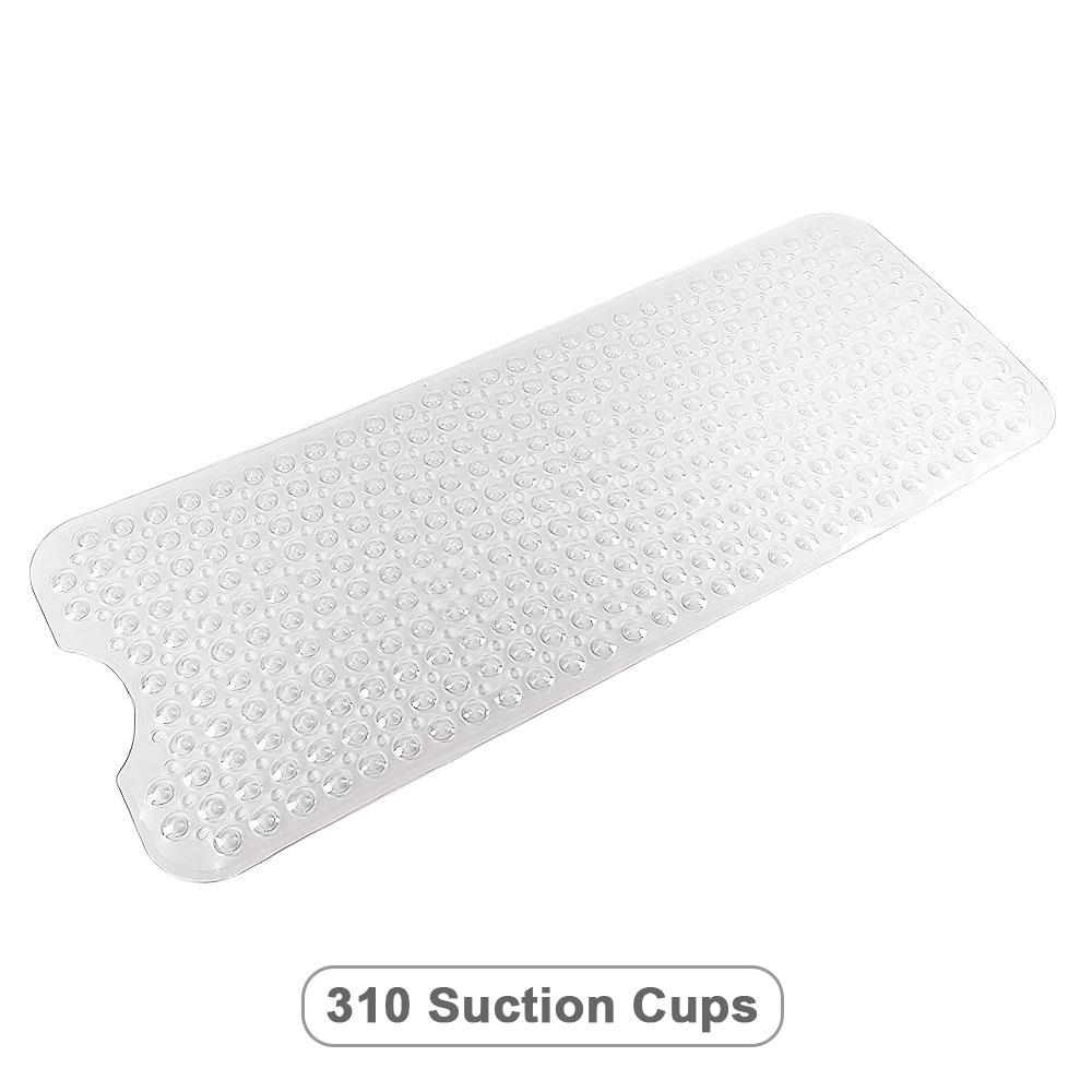 Silicone World PVC Anti-skid Bath Mats Soft Shower Bathroom Massage Mat Suction Cup Non-slip Bathtub Carpet 40x100cm Floor Mat