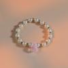 Handmade Resin Pearl Bead Bracelet Women Multi-Color Candy Style Accessory Fashion Jewelry Gift