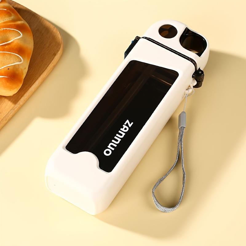 350ml Water Bottle Leak-proof Square Cup Sports Bottle with Lockable Lid and Measurements for Outdoor Sport Travel Drinkware New
