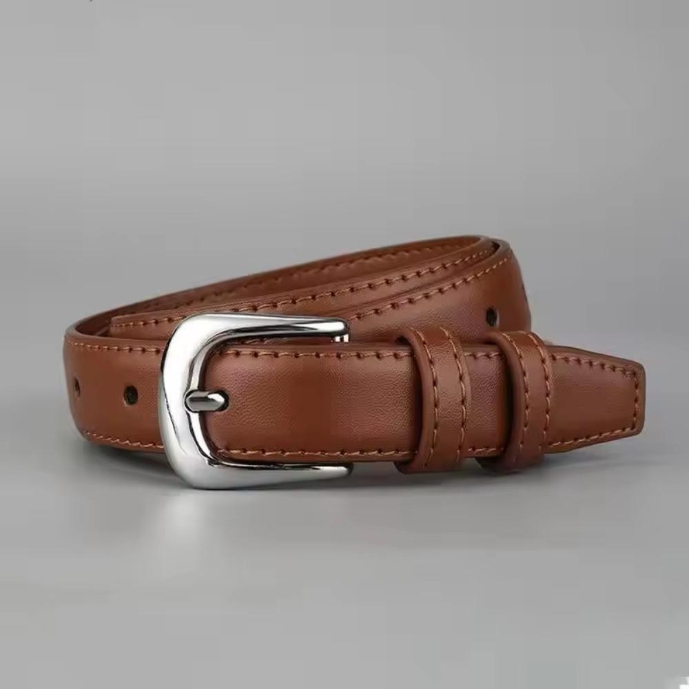 

Soft Luxury Design Pin Buckle Belt Trendy Casual PU Leather Belt Versatile Women s Jeans Belts for Women