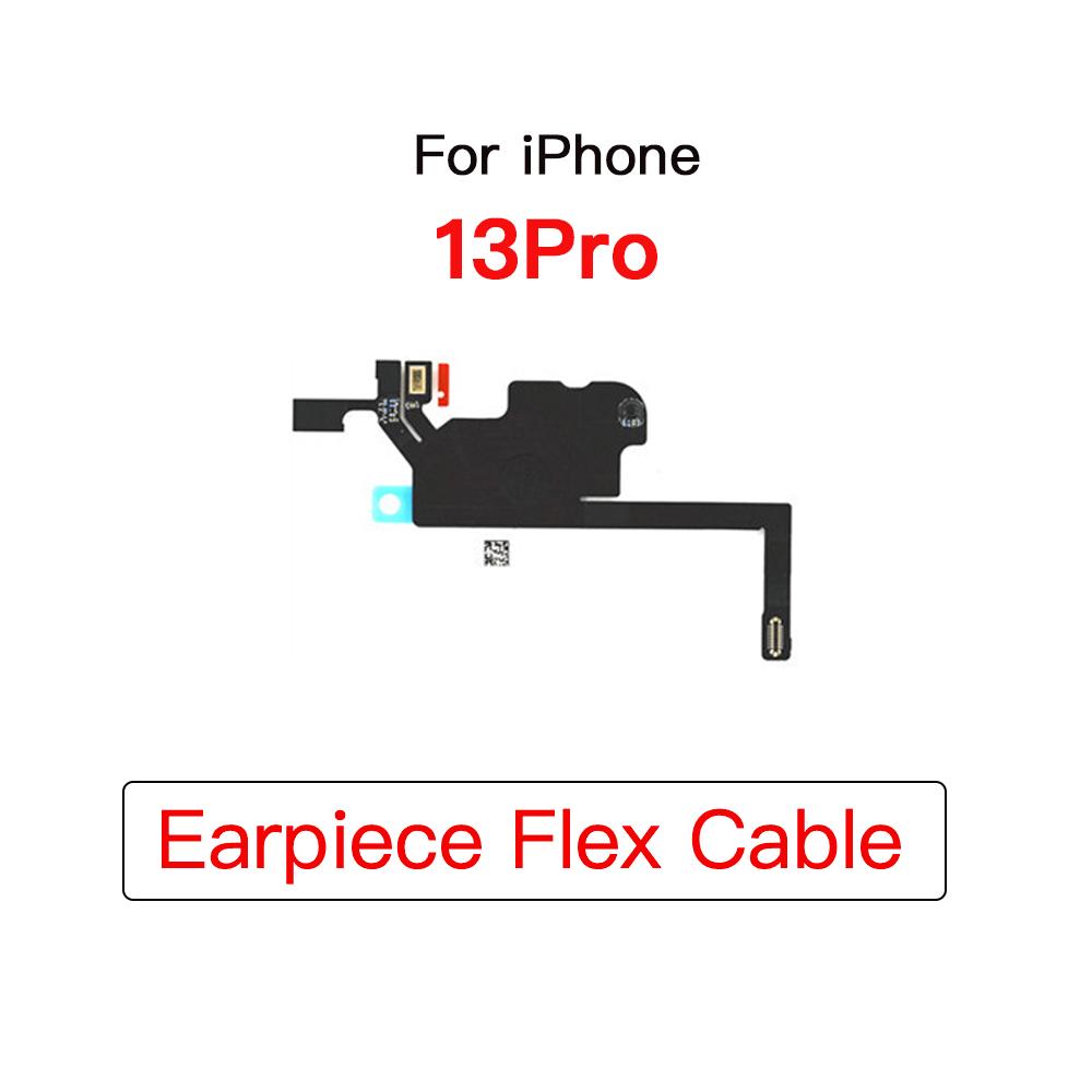 Upper Loud Speaker Ear Speaker For iPhone 13 Mini Pro Max Earpiece With Light Sensor Microphone Flex Cable Replacement