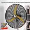 Nanji Ren Wall-Mounted Industrial Electric Fan with Remote Control, High Wind Power, Oscillating Head