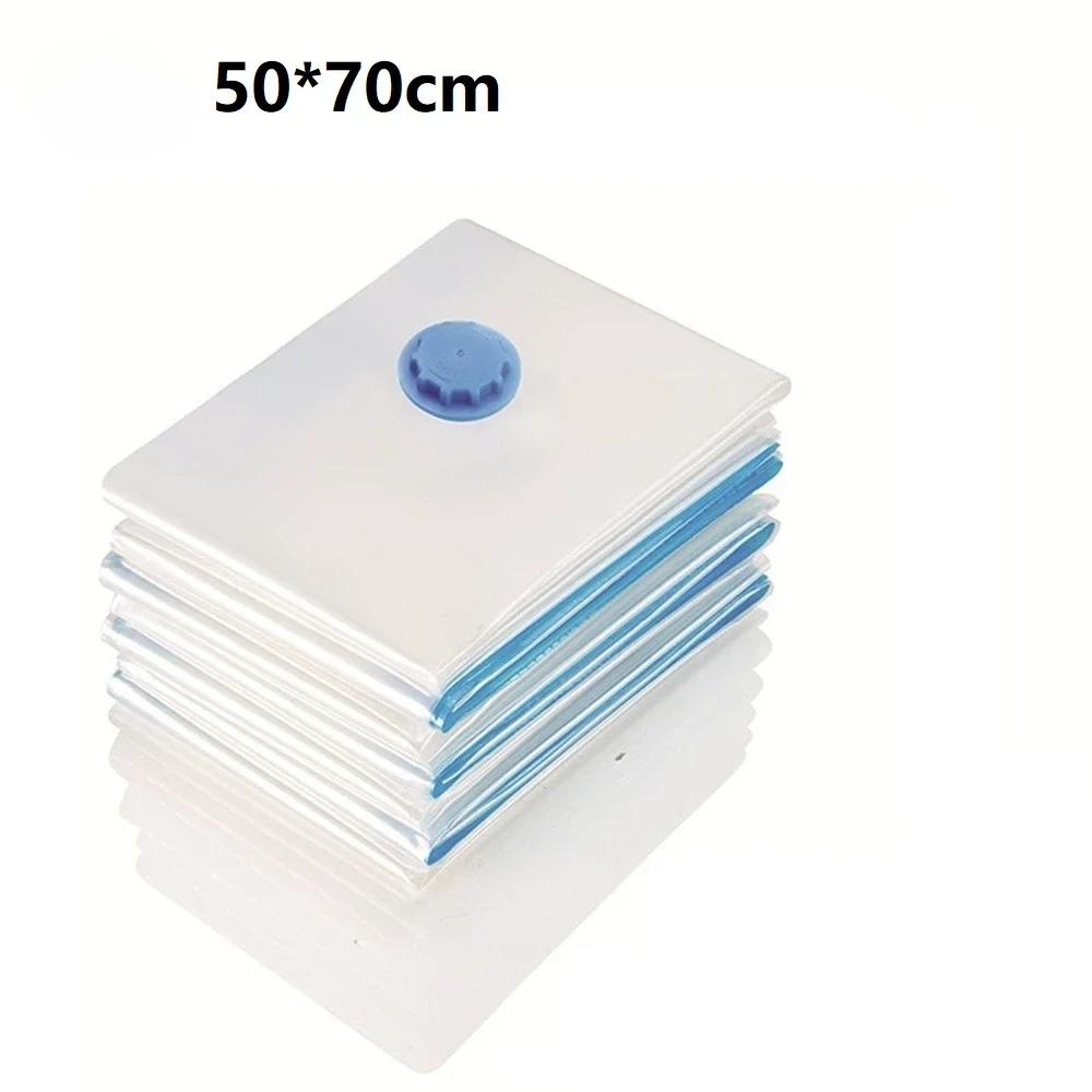 Clothes Vacuum Storage Bag Valves Transparent Edge Folding Organizer Organizers Home Organization Bags for Women Garden Makeup