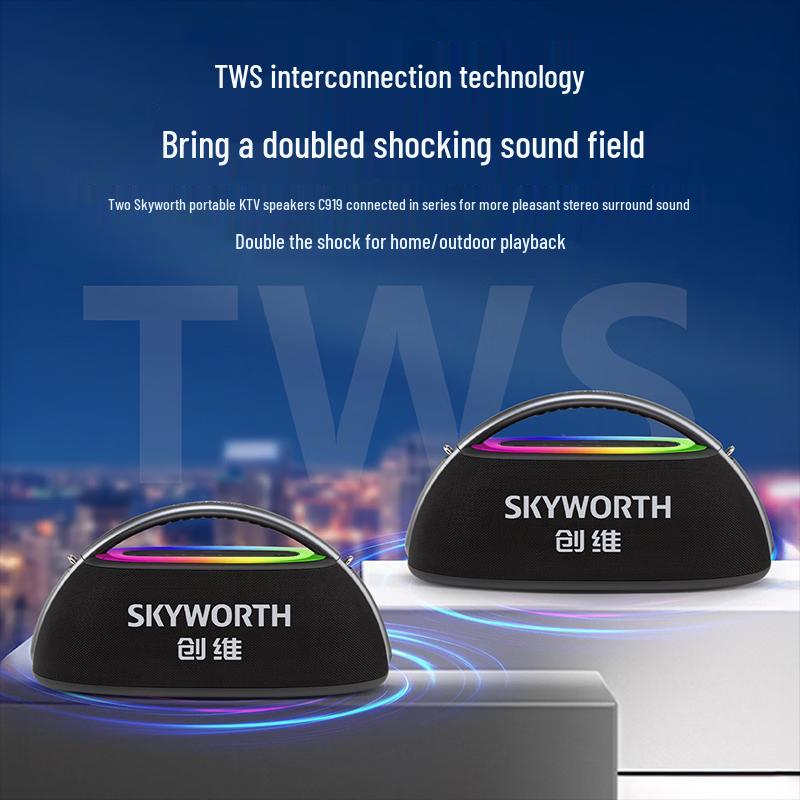 Skyworth C919 Outdoor Portable Karaoke Speaker (CN version)