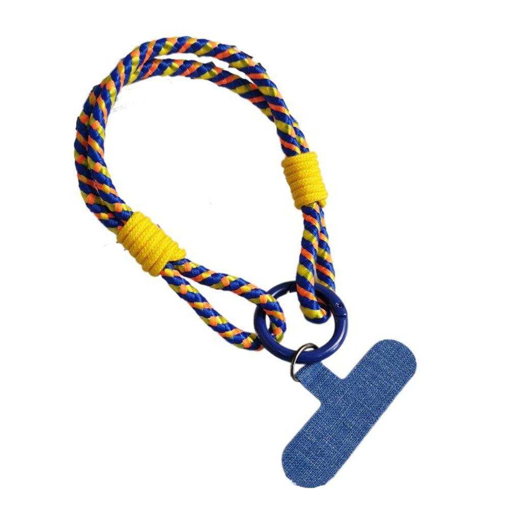 Key Holder Phone Wrist Strap with Patch Phone Hanging Chain Mobile Phone Lanyard  Phone Accessories