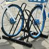 Bike Rack, for 2 Bicycles, Parking Stand, 60 x 54 x 57 cm, Black