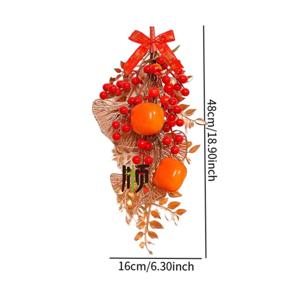 2025 Chinese New Year Hanging Decoration 18.9inch Traditional Decorative Blessing Words for TV Walls Multifunctional Lightweight