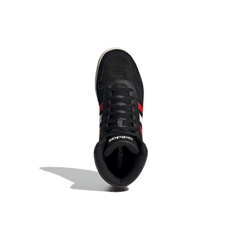 Adidas Hoops 2.0 Mid 'Black Red White' Sneakers FY5198