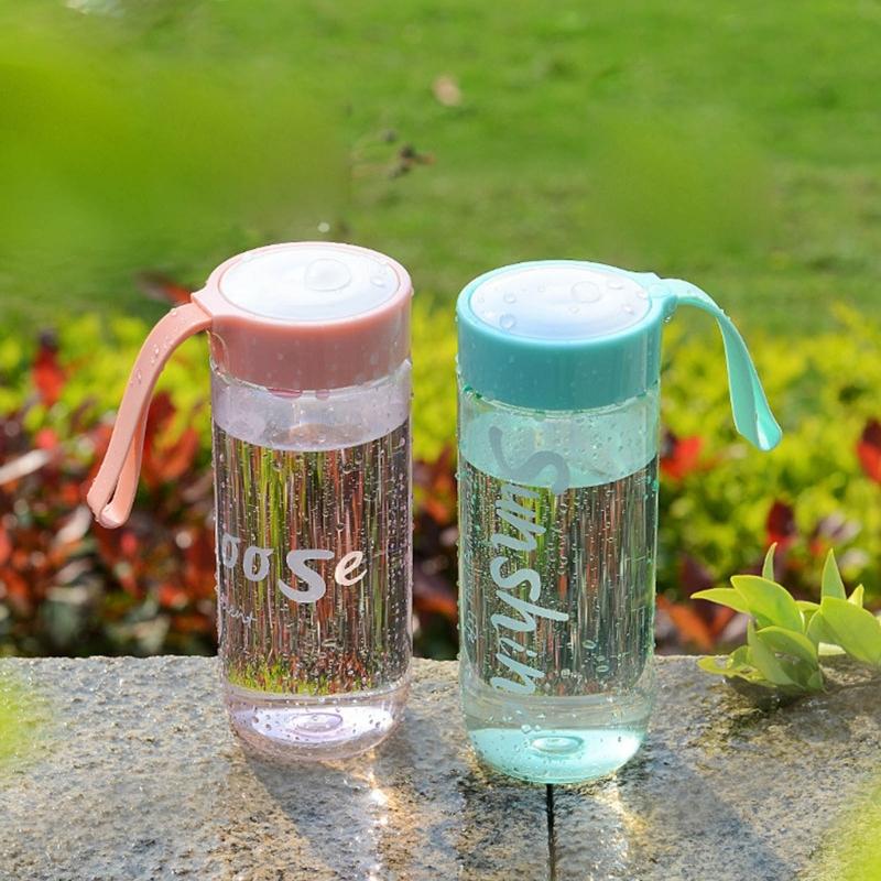 Leakproof Water Bottle Plastic Party Cup Drinking Sports Water Bottle Couple Mug for Fitness, Gym, Outdoor, Travel