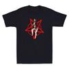 NWT Devil Doll Women Satanic Pentagram Evil Unholy Girl Funny Unisex T-Shirt