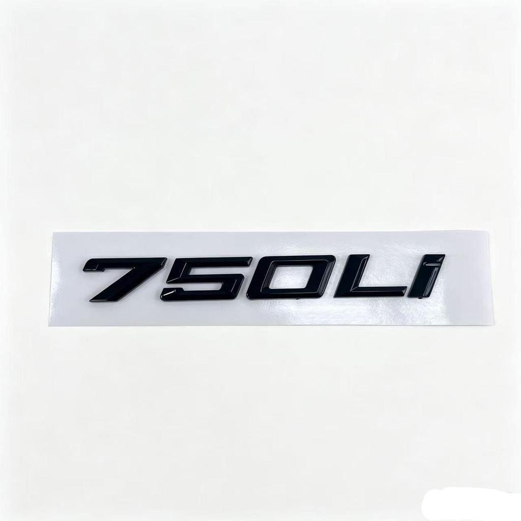 Compatible BMW 3, 5, 7 Series 320Li, 530Li, 740Li Rear Emblem Displacement Sticker.