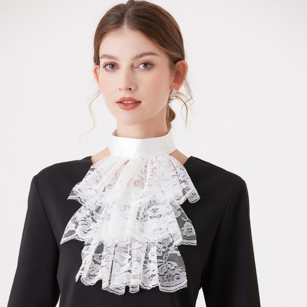 Victorian Fake Collar Solid Color Ralph Collar  Stage Performance Costume Accessory