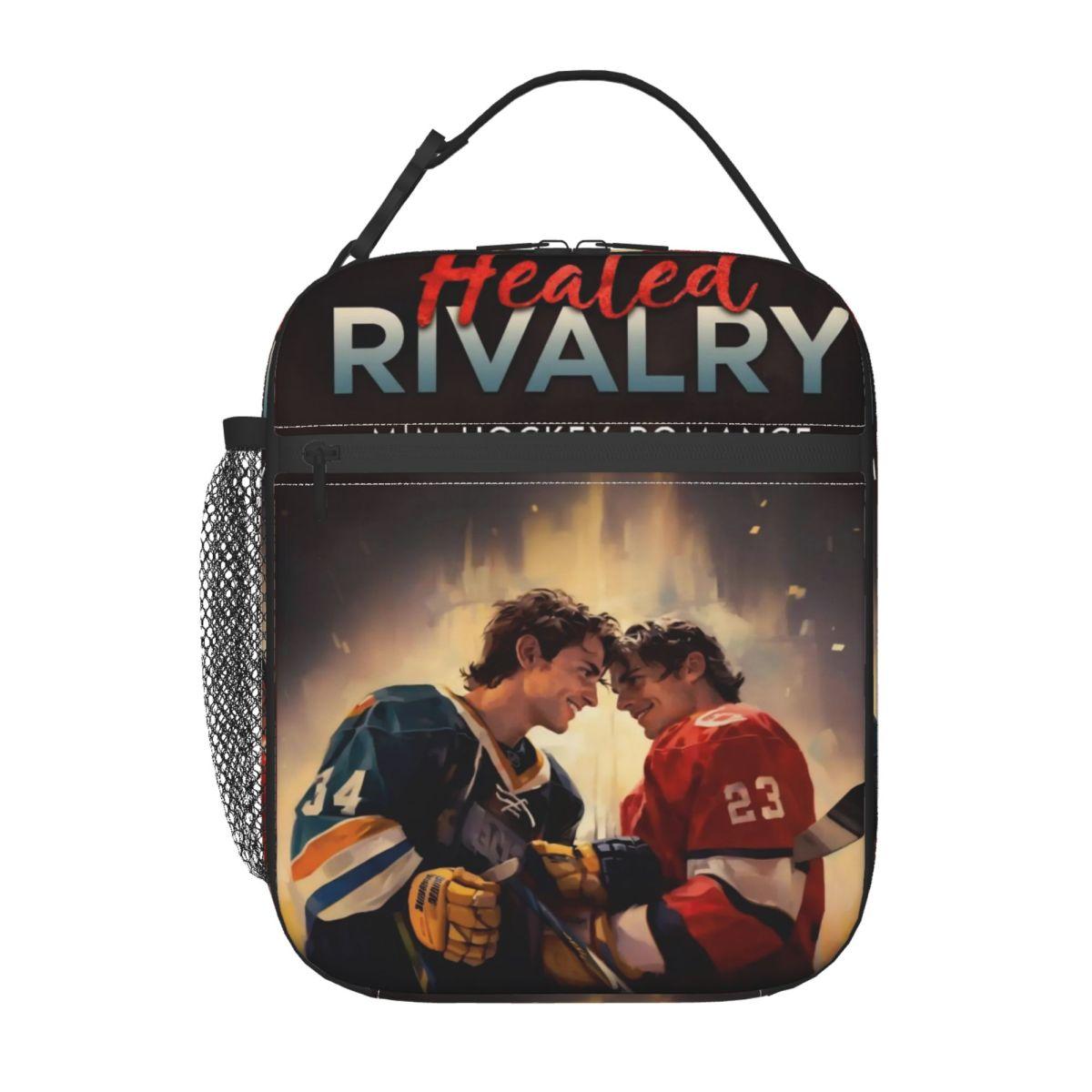 Heated Rivalry Humorous Merch Insulated Lunch Tote Bag For Office Hollander and Ilya Rozanov Food Storage Bag Cooler Lunch Boxes One Size