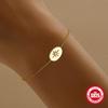 Simple S925 Sterling Silver Daily Wear Octagonal Star Diamond Round Bracelet Women'S Versatile Jewelry
