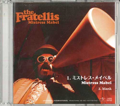 

CD FRATELLIS - Mistress Mabel NONE UNIVERSAL INTER Japan Pop Used