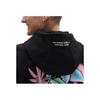 Vans Kangaroo Pocket Floral Print Solid Color Pullover Hoodie Men Hoodies Black VN0A5KN2BLK