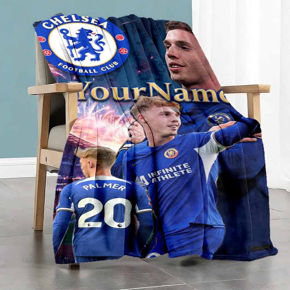 Chelsea Personalized Name Blanket Throw Personalized Blanket Warmthful Decor Perfect for Seaside Couch Nap Office Chair Ideal for All Seasons