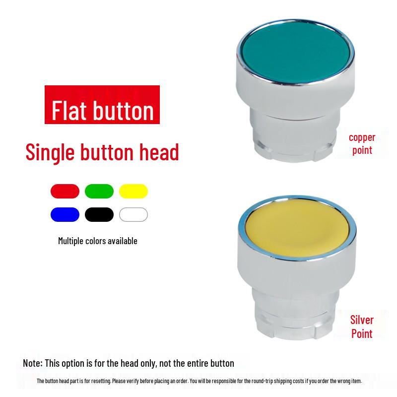 XB2 Series Two-Position Key Selector Switch Head with Rotary Knob ZB2-BE101 Flat Button