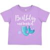 Inktastic Birthday Mermaid Girls Party Toddler Kids Boys T-Shirt Ocean Sea Cute Childs Kid