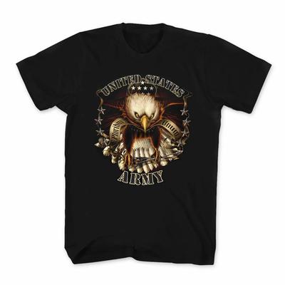 Cool Design US Army Bald Eagle TShirt 100 Cotton ONeck Summer Short Sleeve Casual Mens Tshirt Size S3XL