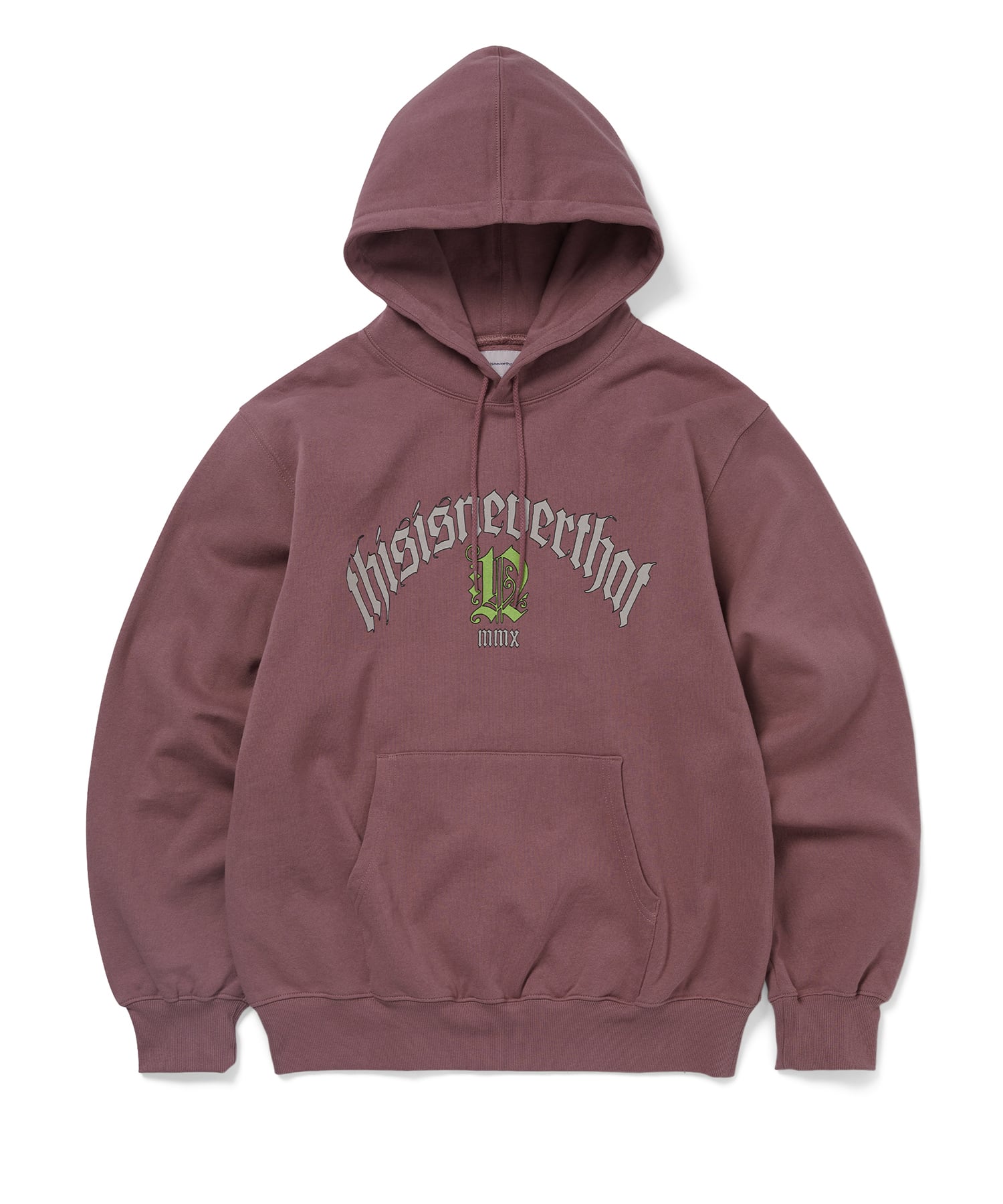 This Is Never That Fortuna Logo Hoodie Fuchsia S
