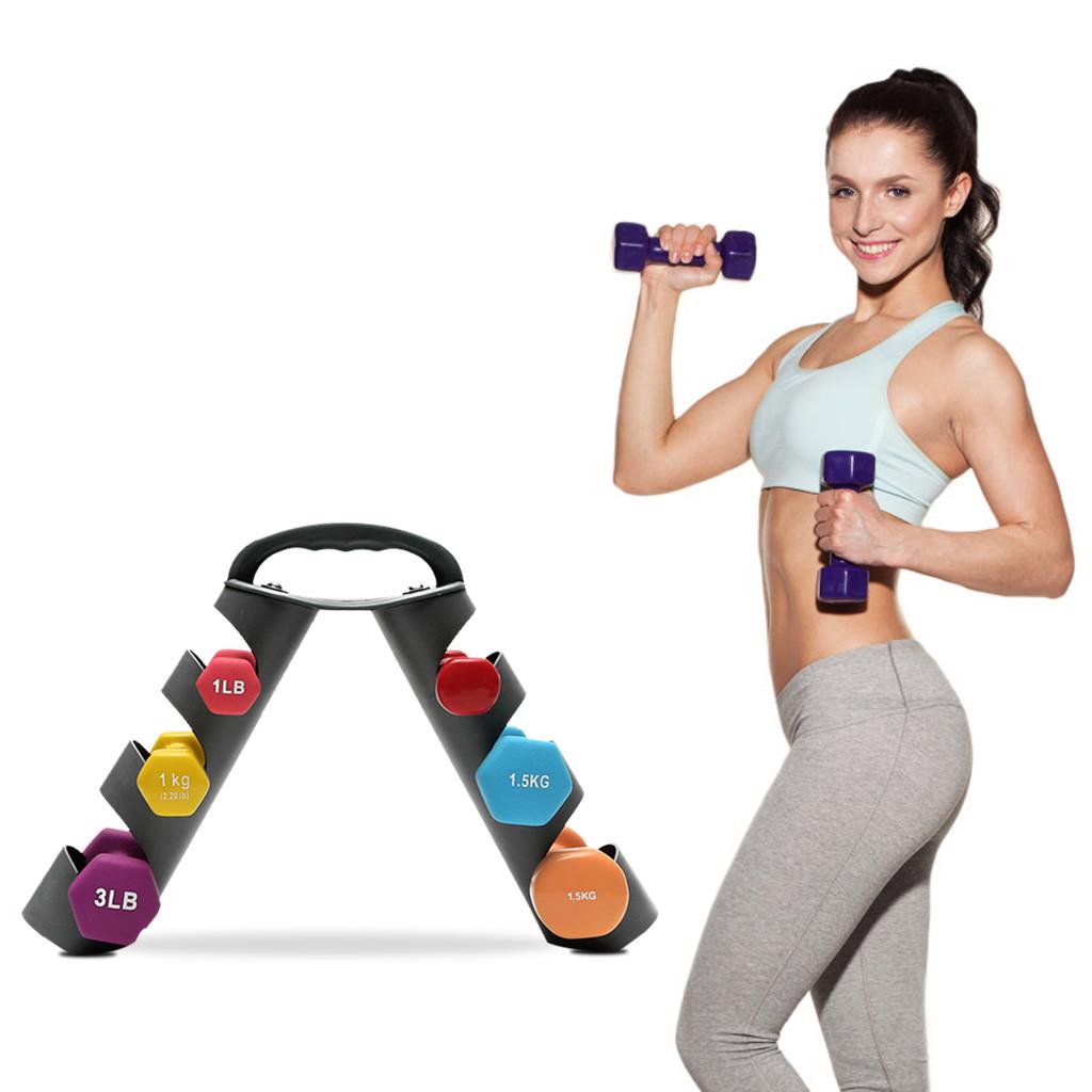 Dumbbell Rack Dumbbell Holder Portable Home 3 Tier Dumbbell Holder Home Exercise