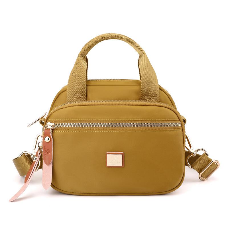 New women's trendy shoulder bag fashionable and simple multi-layer messenger bag anti-splashing nylon bag